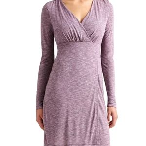 Athleta heathered wrap it up dress